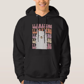 Sudadera Amazing Llama Llamazing  Retro Llama