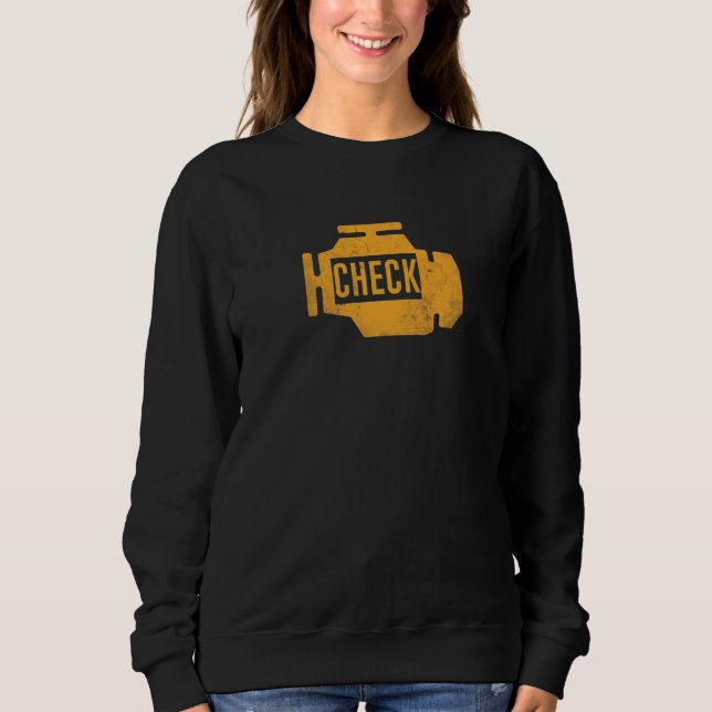Sudadera Amber Car Engine Tablero de luces de advertencia F (Anverso)