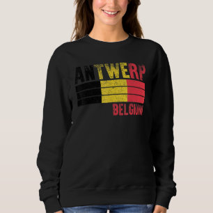 Sudadera Amberes Bandera de Bélgica Belgas Hombres Mujeres 