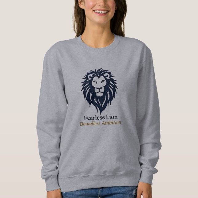 Sudadera Ambición sin límites Arte Motivador (Anverso)