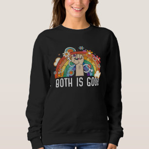Sudadera Ambos Es Bueno Bi Bisexual Arcoíris Orgullo Bisexu