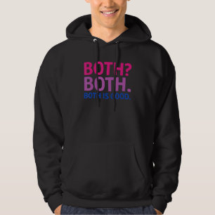 Sudadera AMBOS ES BUENO   Mensaje de Orgullo Bisexual Bande