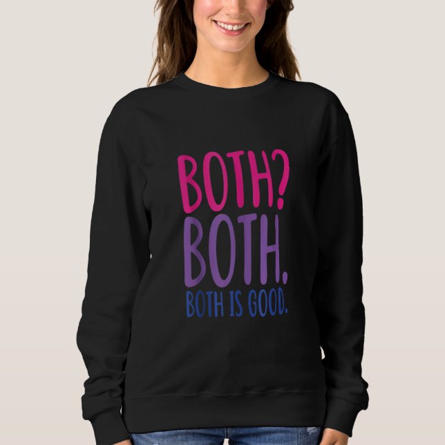 Sudadera Ambos Son Un Buen Orgullo Bisexual (Anverso)