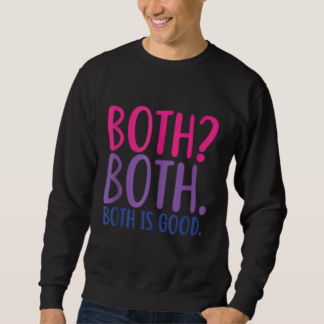 Sudadera Ambos Son Un Buen Orgullo Bisexual (Anverso)
