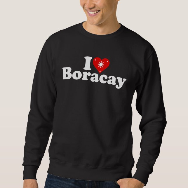 SUDADERA AME CORAZÓN BORACAY ISLAS FILIPINAS (Anverso)