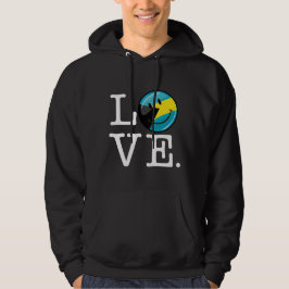 Sudadera Ame el orgullo de la isla de Bahamas