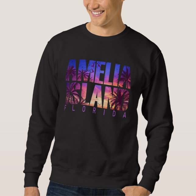 Sudadera Amelia Island Beach Summer Vacation Matching Famil (Anverso)