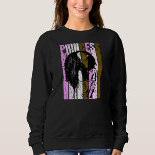Sudadera Amer africano motivacional de la princesa negra