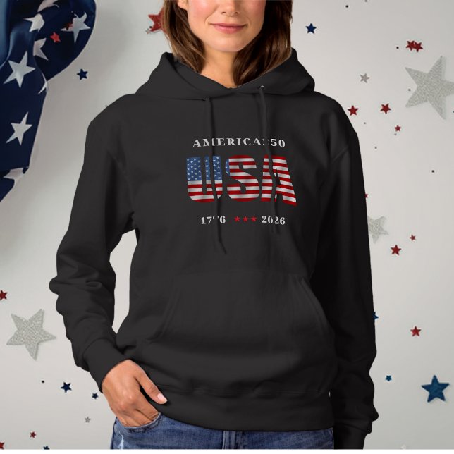 Sudadera AMÉRICA250 1776-2026 Celebración (AMERICA250 1776-2026 Celebration Hoodie - Ladies)