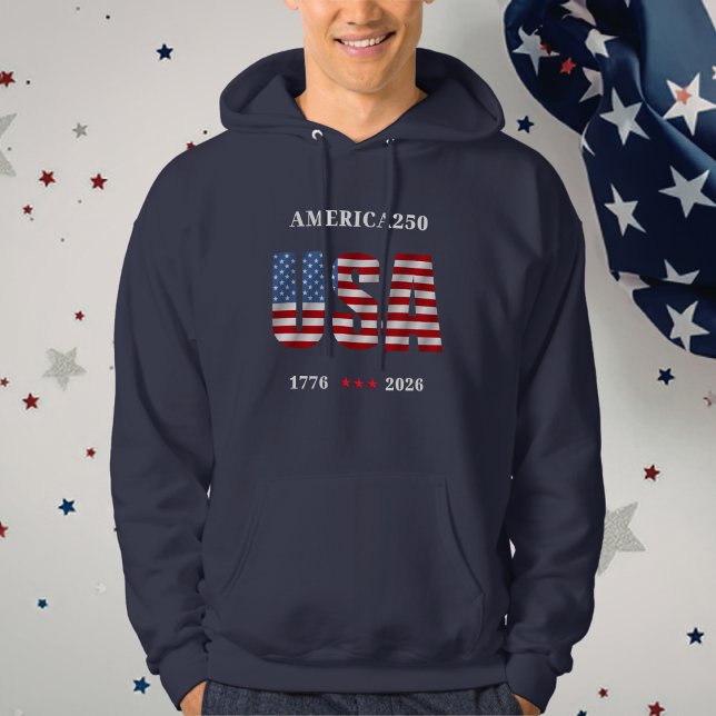 Sudadera AMÉRICA250 1776-2026 Celebración (AMERICA250 1776-2026 Celebration Hoodie - Mens)