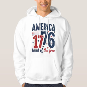 Sudadera América 1776 Tierra de la Libertad Camiseta Patrió