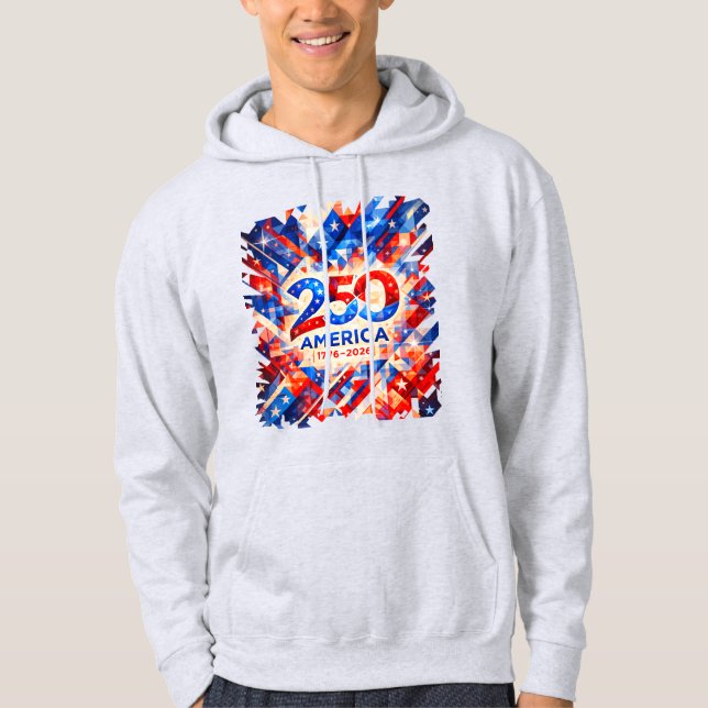 Sudadera America 250th Anniversary 1776–2026 USA Patriotic  (Anverso)
