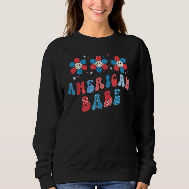 Sudadera America Babe 4th Of July Memorial Day Independence (Anverso)