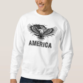 Sudadera América, Bandera Americana Águila