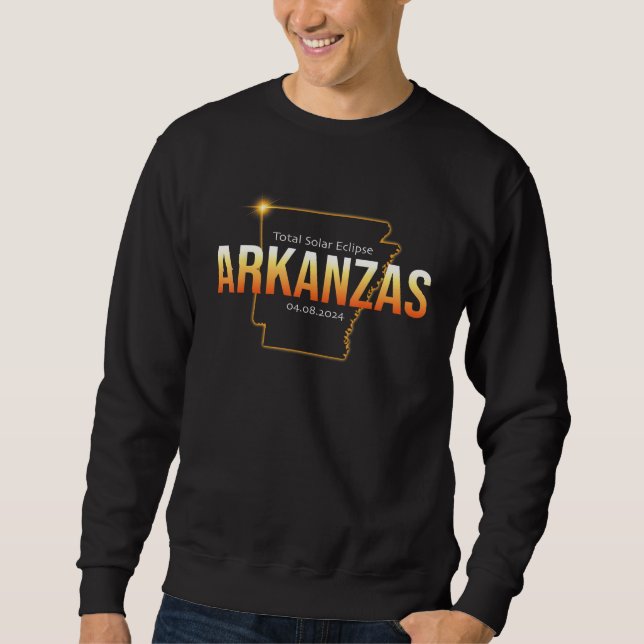 Sudadera America Eclipse 2024 Shirt Arkanzas Total Solar Ec (Anverso)