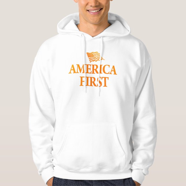 Sudadera america first (Anverso)