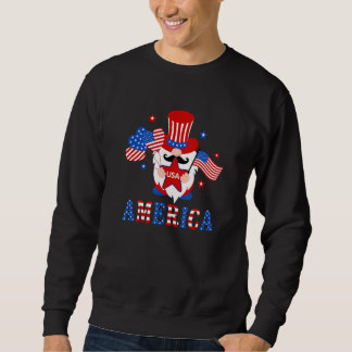 Sudadera America Gnome American Flag 4th Of July Family Mat