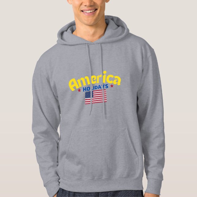 Sudadera America Holiday Original USA True Classic Tees (Anverso)