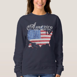 Sudadera America Home Sweet Home