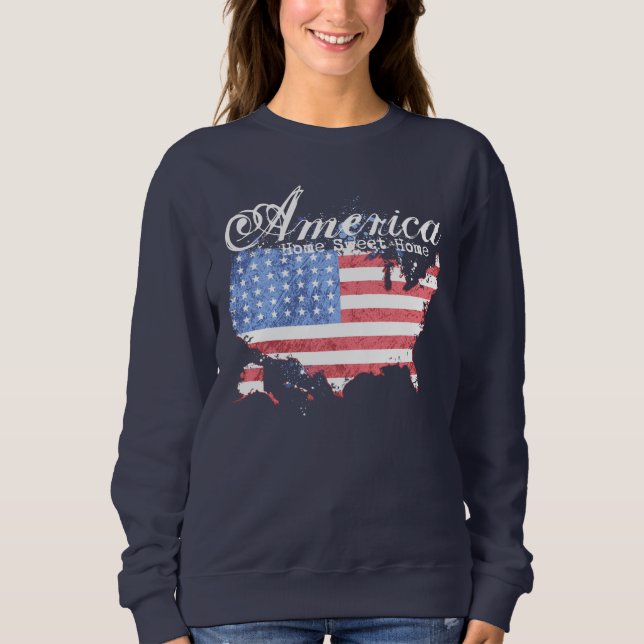Sudadera America Home Sweet Home (Anverso)