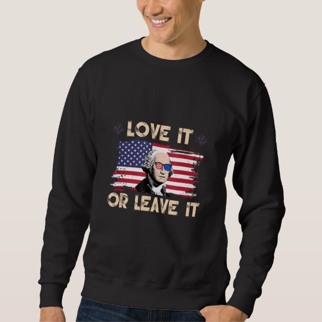 Sudadera America Love It Or Leave It 4 (Anverso)