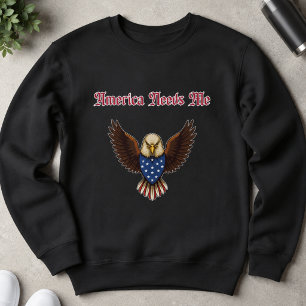 Sudadera América Me Necesita Ciudadano Patriótico Orgullo d