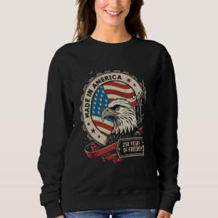 Sudadera América Retro Aniversario de Cumpleaños 250 Grunge