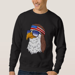 Sudadera American Bald Eagle Mullet 4 De Julio Eeuu Patrio