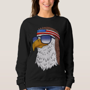 Sudadera American Bald Eagle Mullet 4 De Julio Funny USA P