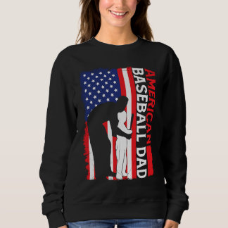 Sudadera American Baseball Dad Father's Day Baseball For Me