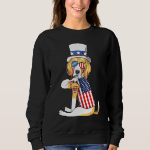 Sudadera American Beagle Dog Merica 4 De Julio American Su