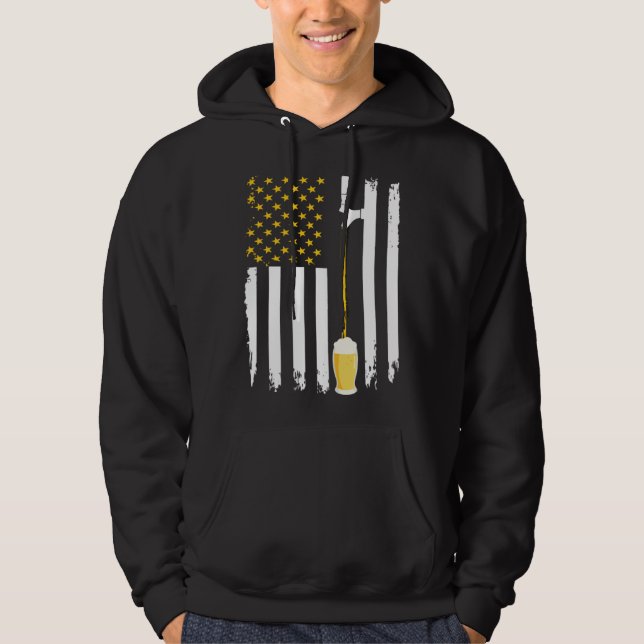 Sudadera American Beer Flag International Beer Day (Anverso)