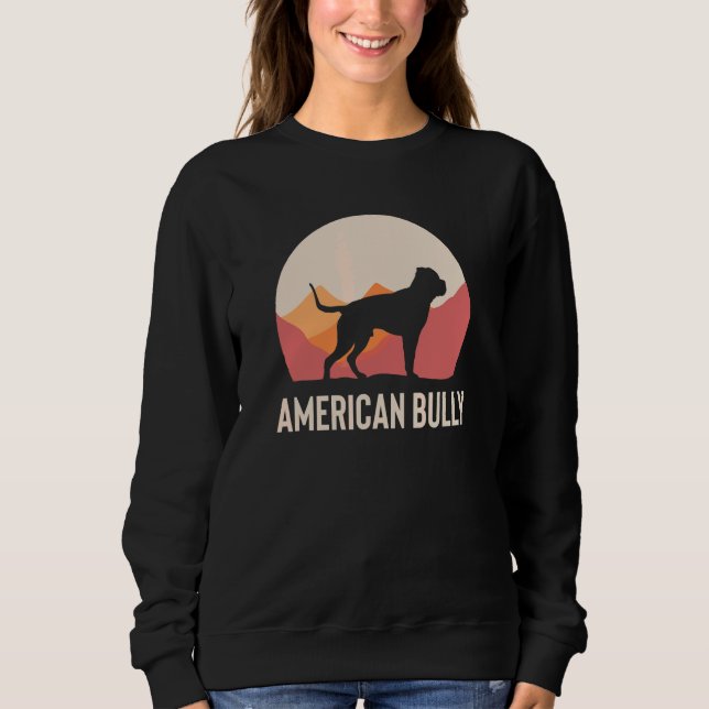 Sudadera American Bully Montaña (Anverso)