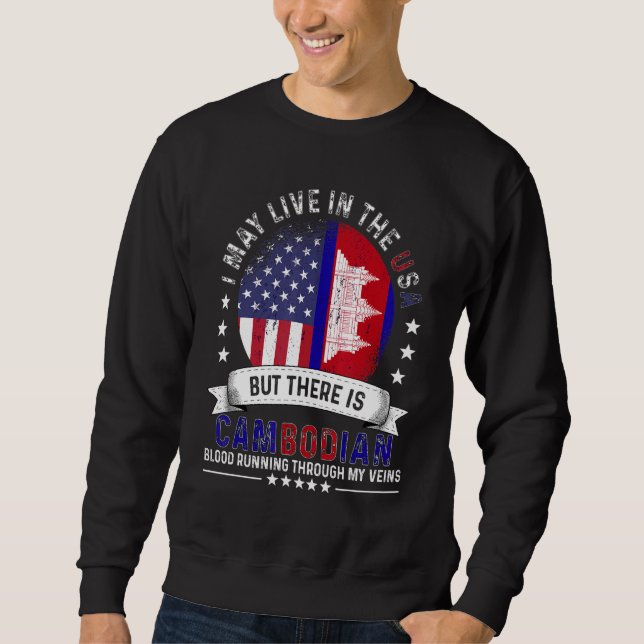 Sudadera American Cambodian Home in US Patriot American Cam (Anverso)