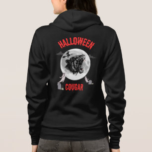 Sudadera american cougar on halloween night with crows