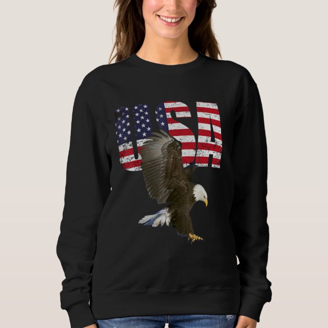 Sudadera American Eagle USA Flag Patriotic American_1 (Anverso)
