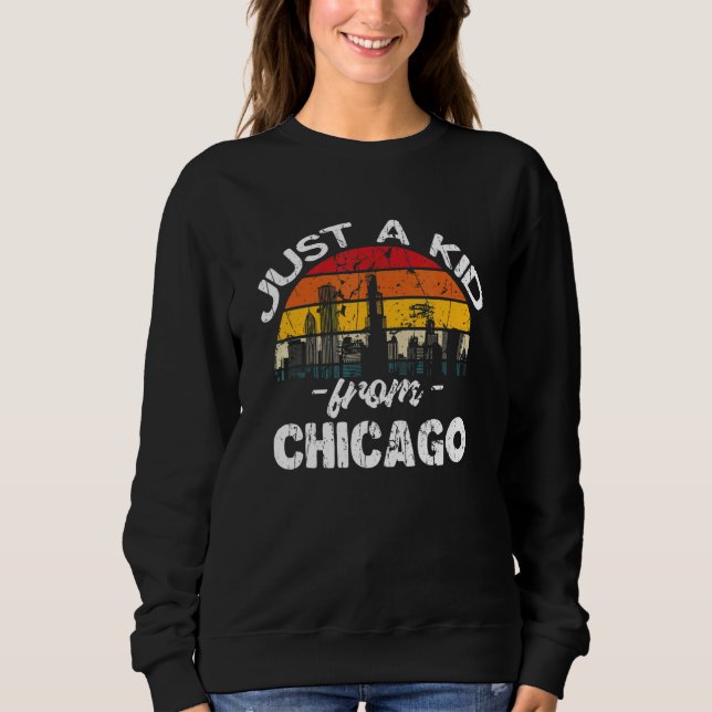Sudadera American Flag America USA  American Chicago City R (Anverso)