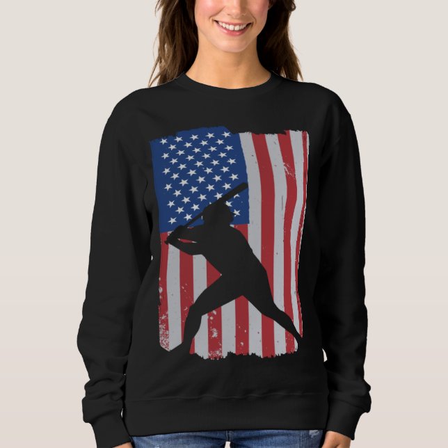 Sudadera American Flag Baseball (Anverso)