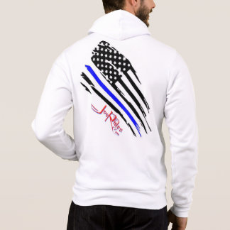 Sudadera American Flag Blue Line Hoodie