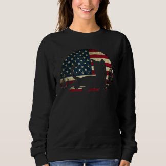 Sudadera American Flag Cat Kitty Patriotic 4th Of July Kitt