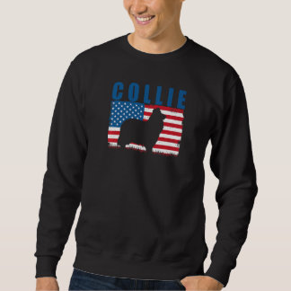 Sudadera American Flag Collie Premium