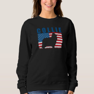Sudadera American Flag Collie Premium