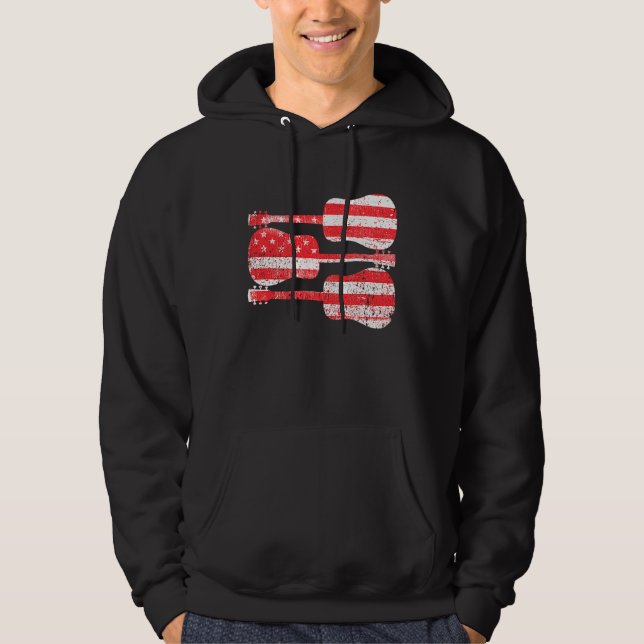 Sudadera American Flag Guitars (Anverso)