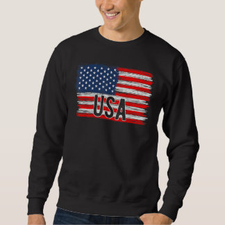 Sudadera American Flag USA 4th of July Independence Day Pat