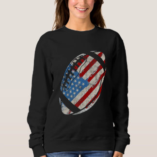 Sudadera American Football 4th July American Flag Patriotic