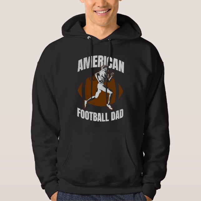 Sudadera American Football Dad Quaterback Kicker For Men Wo (Anverso)