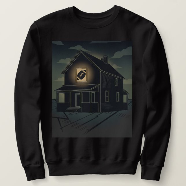 SUDADERA AMERICAN FOOTBALL EMO BAND INSPIRED MINIMALIST  (Anverso del diseño)