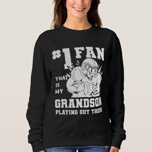 Sudadera American Football Grandfather  Footballer Football (Anverso)