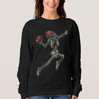 Sudadera American Football Skeleton Quarterback Football Pl