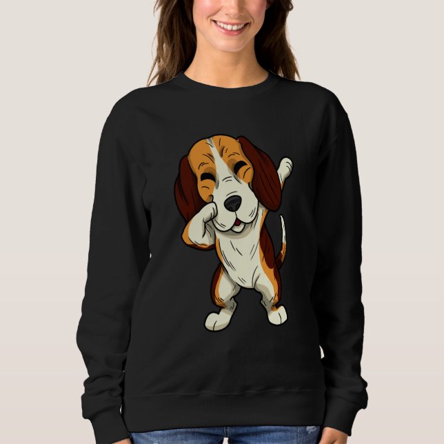 Sudadera American Foxhound Dog Dogs Dabbing American (Anverso)